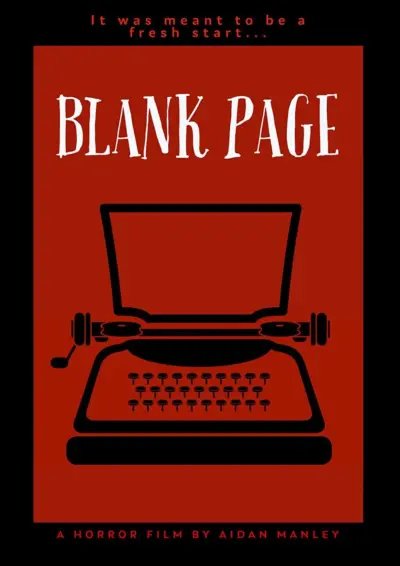 Blank Page (2021) poster