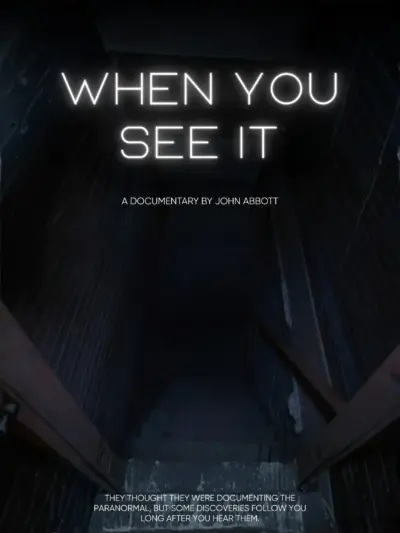 When You See It (2026) poster