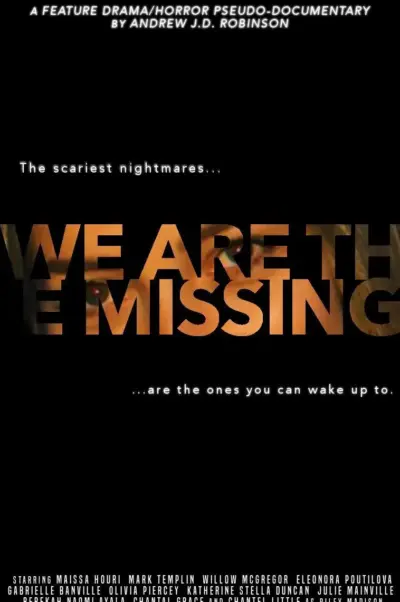 We Are the Missing (2020) poster